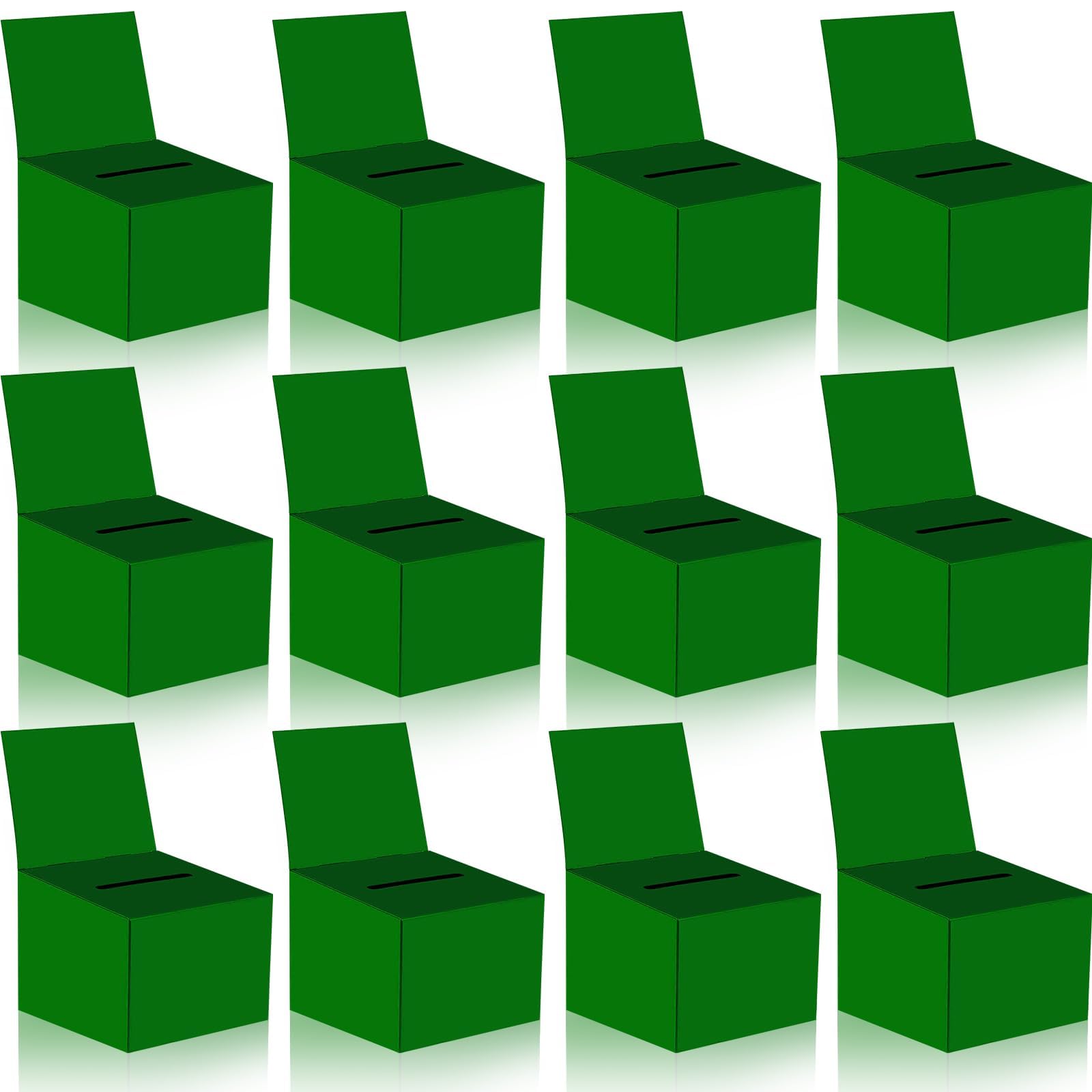 Lot de 12 boîtes en carton pour collecte de fonds, 16,5 x 11,4 x