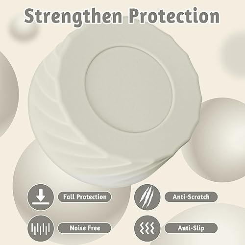 Miniatura 3 de VIKIZUES Funda protectora de silicona, compatible con Stanley Cup de 20 a 40 onzas, vaso simple y moderno y Hydro Flask de 12 a 24 onzas y botellas