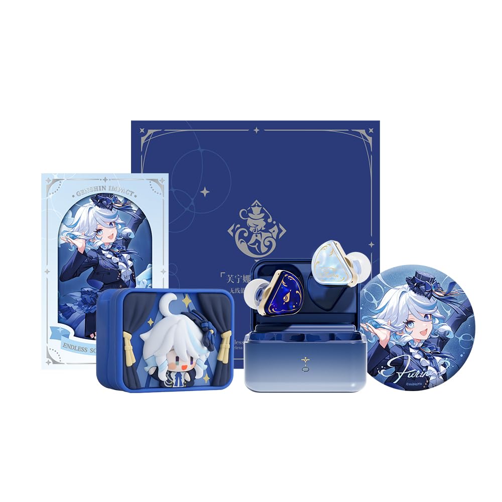 wireless bluetooth earphones gift box for genshin impact
