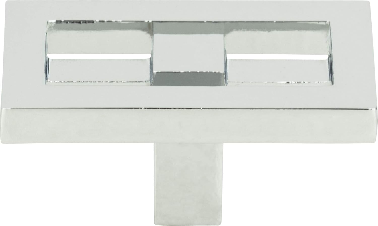 Atlas Homewares 261-BL 1-3/4-Inch Nobu Rectangle Knob, Matte Black