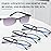 LUFF 4PCS Anti-Blu-Ray Reading Glasses Uv400,Sun Readers With Spring Hinges(2.5X)