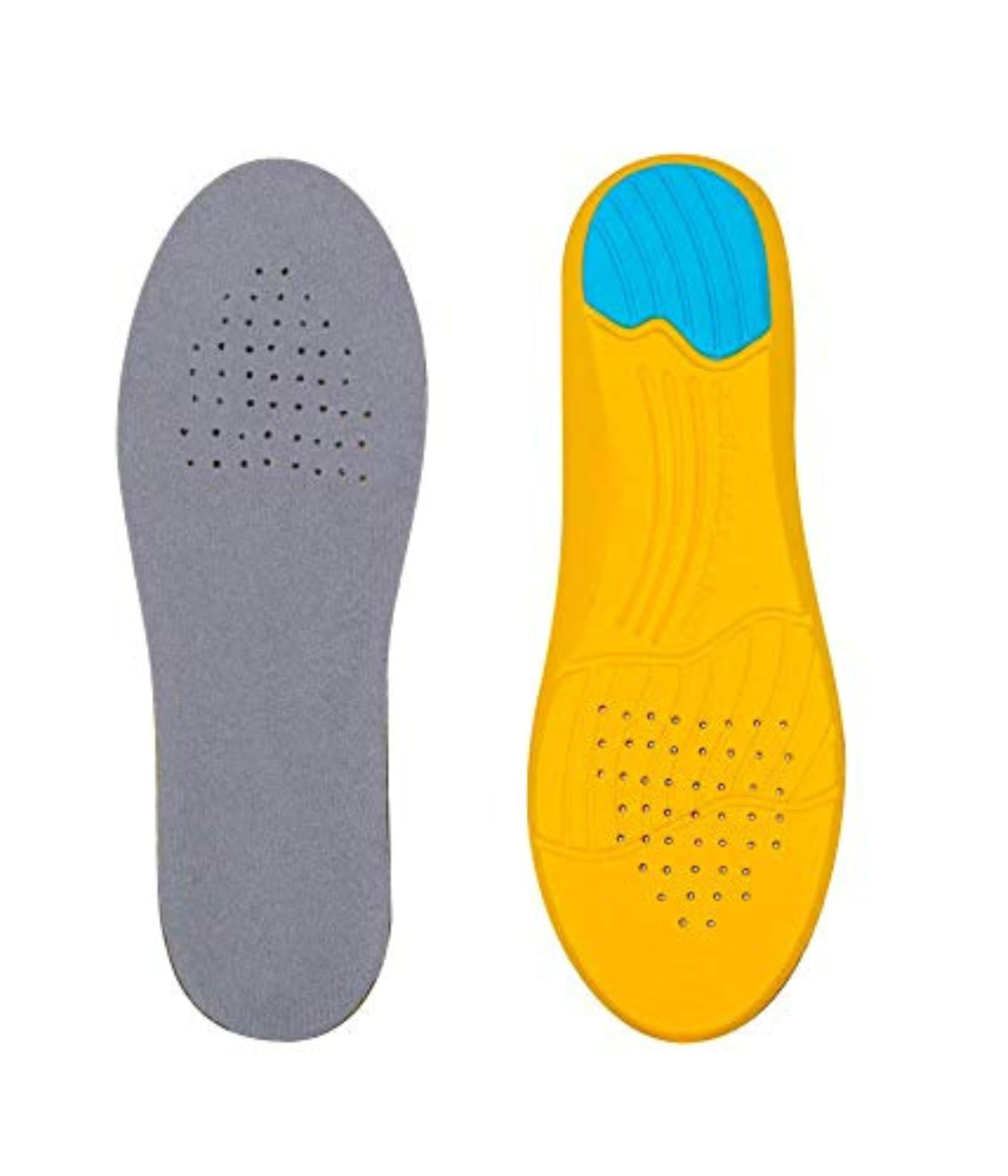 Purastep Gel Insoles Pair - Shoe Inserts for Walking, Running, Hiking - Full Length Orthotics for All-Day Comfort - For Men and Women (Size 5 to 9) - 1 Pair