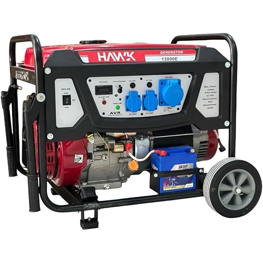 HAWK 13000E Petrol Generator 10kW
