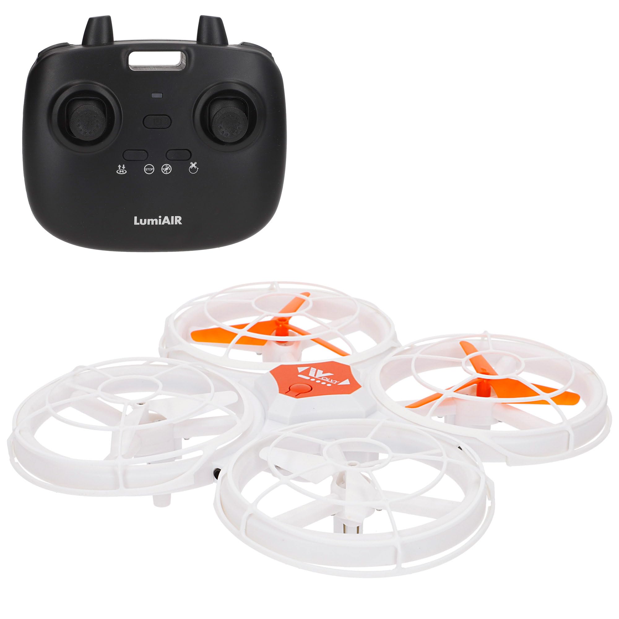 COLORBABY 41866 Speed & Go Dron teledirigido, Luz LED, Mide 17x17 cm, Giro 360°, Alcance 50 metros, Tiempo vuelo 7 min, 2.4 GHz, Carga USB, RC, Vehículos radiocontrol, Juguetes niños 8 años