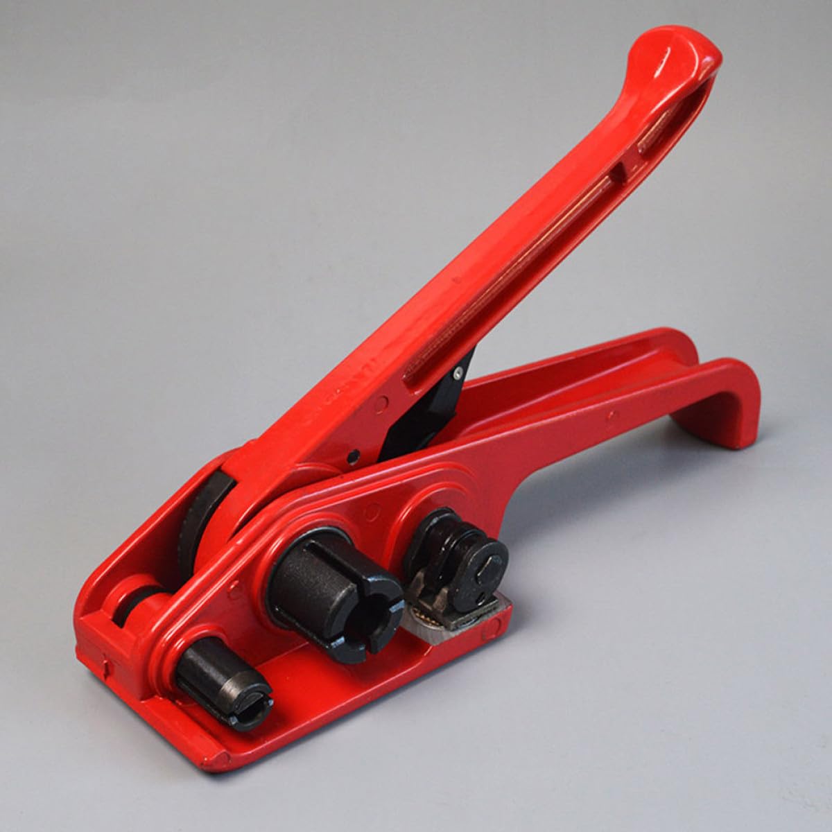 Macchina Manuale per Reggette in Plastica Pe Rossa, Leggera e Facile da Usare, per Imballaggi in Negozio e Ufficio