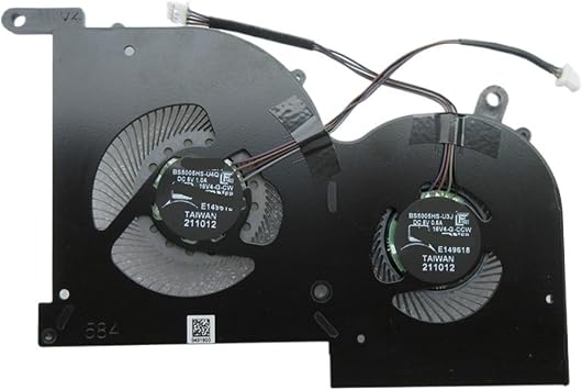 Compatible For MSI,GS66 Stealth 11UE 11UEZ 11UG 11UGZ 11UH 11UHZ WS66 11UK 11UKT 11UKZ 11UM UMT 11UMZ MS-16V4 CPU GPU Cooling FanMS-16V4 GPU Fan