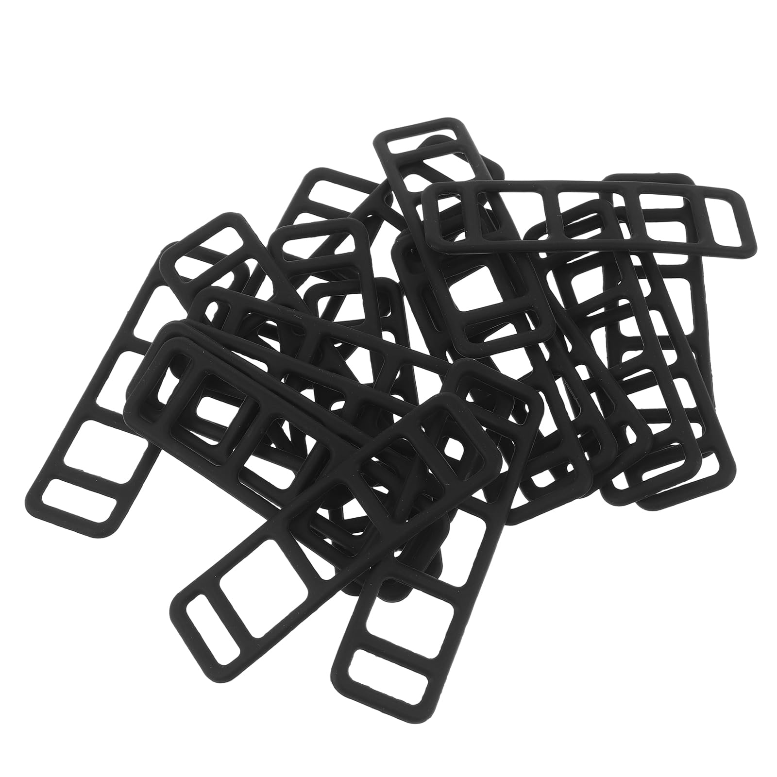 Supporti Elasticizzati in Gomma Facile da Usare Ampia Compatibilità Set 20 Pezzi per Montaggio Dash Cam su Specchietto Retrovisore Auto per Registratori di Guida