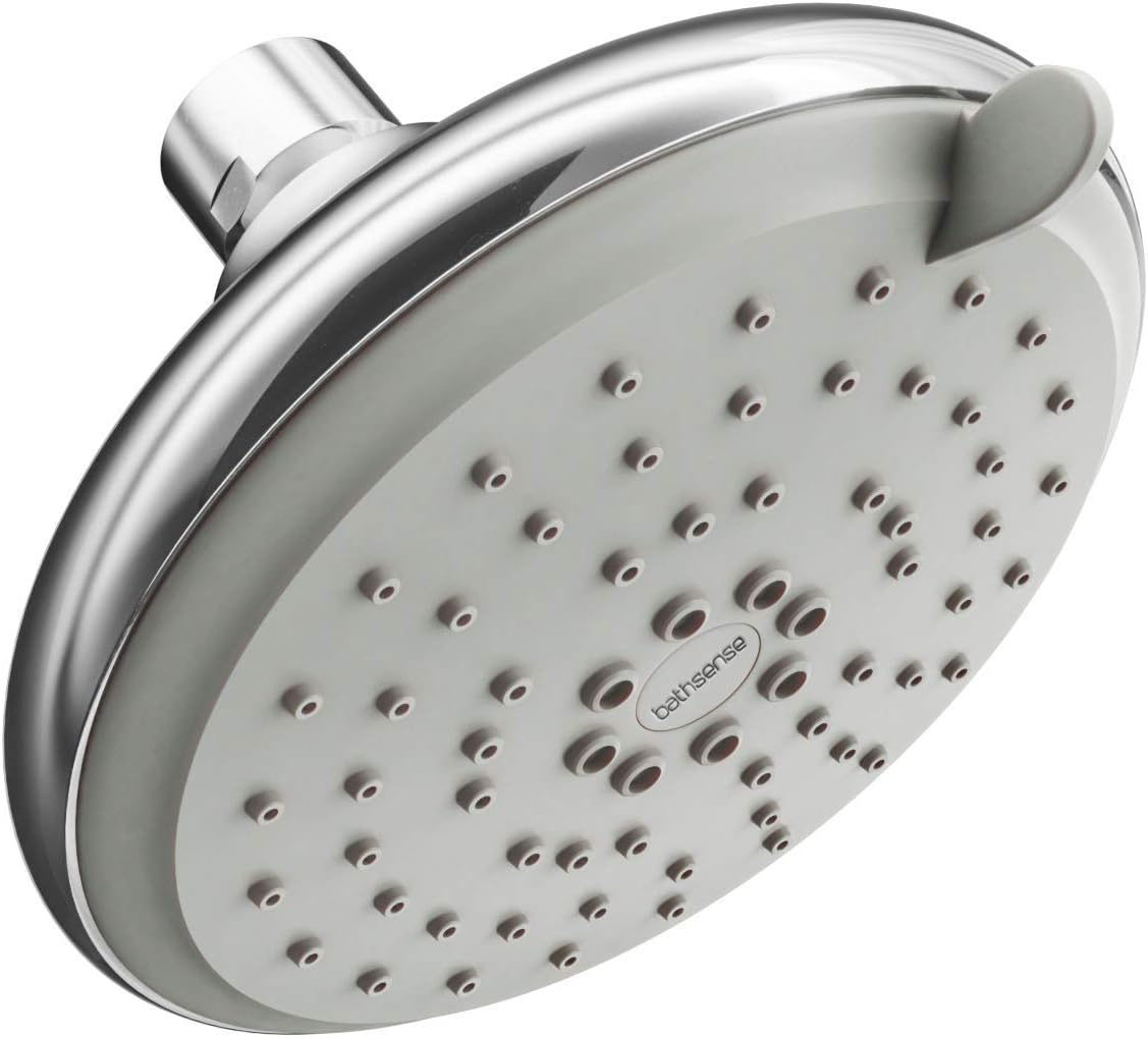 Asian Paints ABS 4.5 inch Bathsense Over Head Shower with Self Cleaning Technology (Chrome)