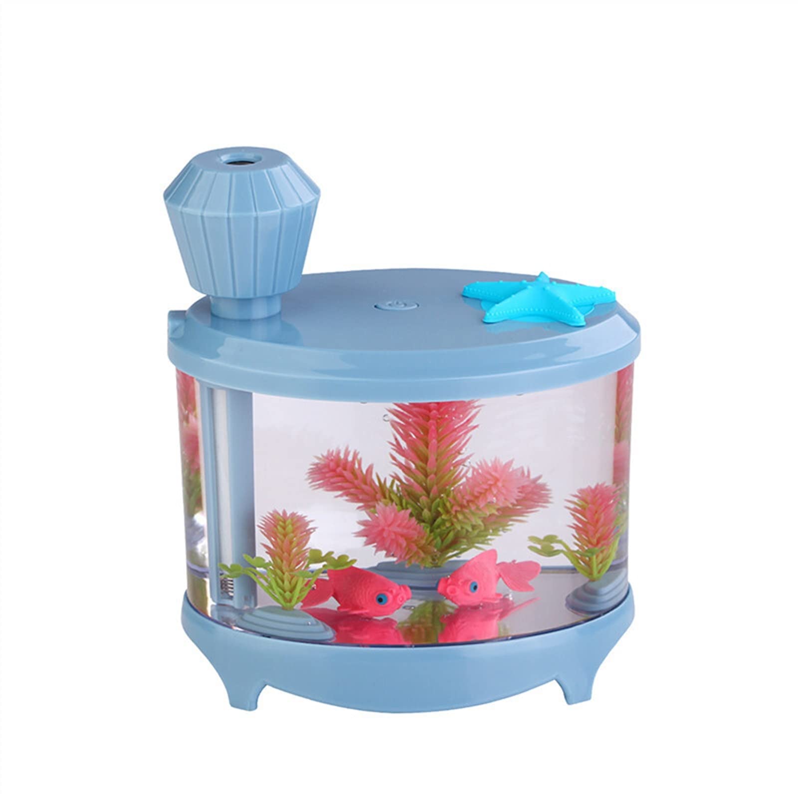 chłodny nawilżacz powietrza do akwarium, przenośny mini nawilżacz powietrza, dyfuzor, kolorowe światło nocne, mini generator mgły USB, 460 ml, dyfuzor wodny, wyciszony rozpylacz, nawilżacz powietrza