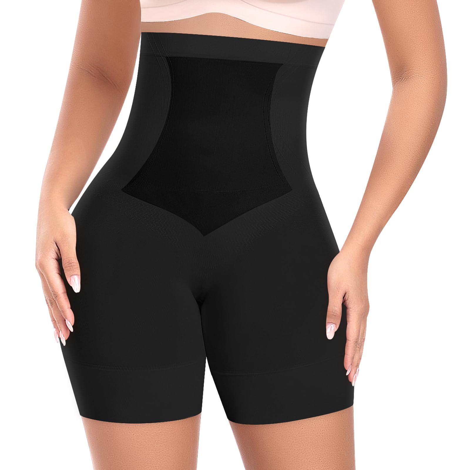 Womens Shapewear Shorts Tummy Control High Waisted Body Shaper Shorts