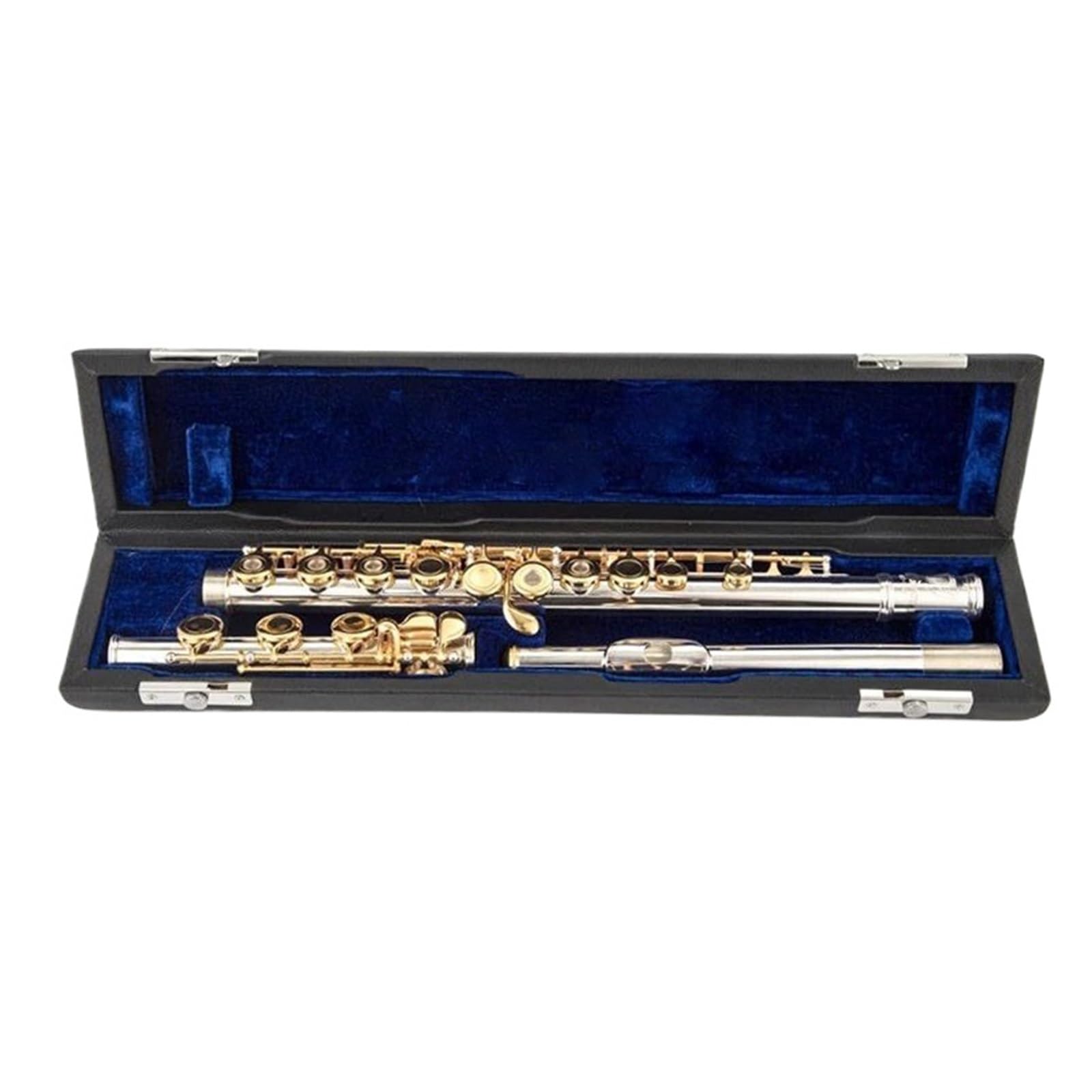 Flûte Performance Professionnelle Flûte Professionnelle C 17 Trou Ouvert Instrument À Clé Plaqué Argent Et Or Avec Accessoires