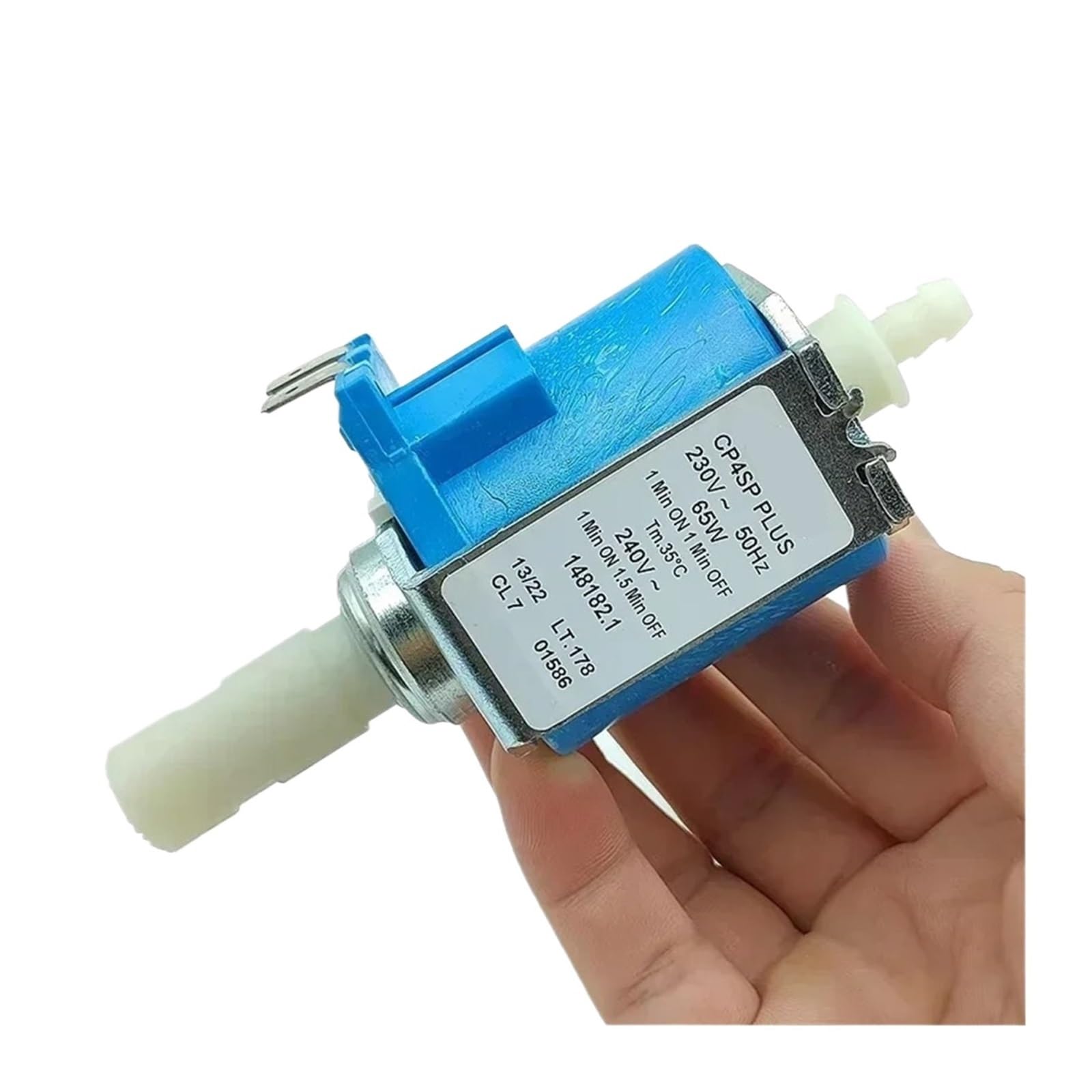 Bjybeopsaq One Color Cp4sp Ac 230V-240V 50Hz 65W Electromagnetic Pump Coffee Machine Water Pump Replace Parts,Solenoid Plunger Pump 650Cc/Min(Model A)