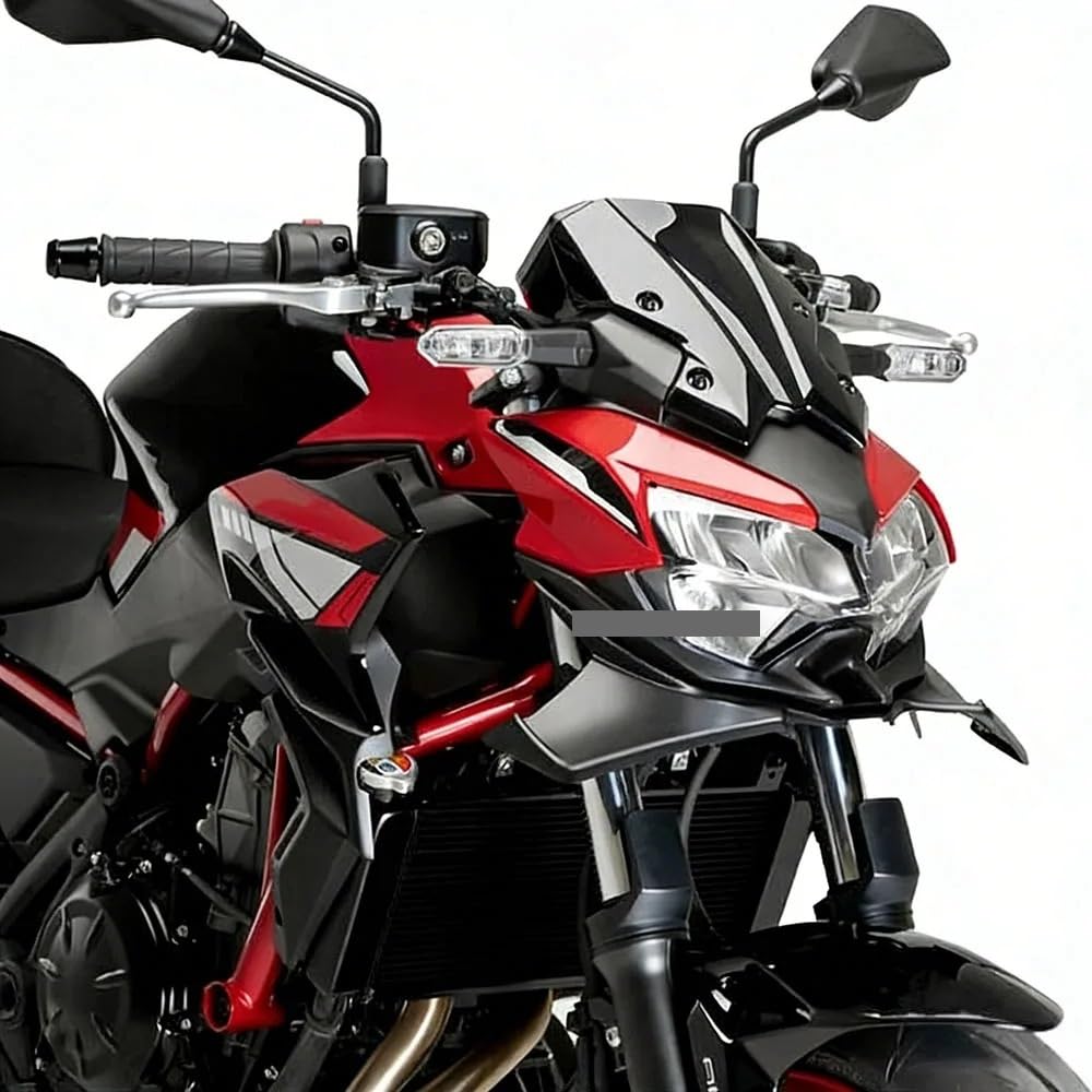 Wingletów Motocyklowych Do Z650 2021-2025 Aerodynamiczne Winglety Motocykla | Przedni spoiler pokrywa przedniego spojlera Winglets(C)