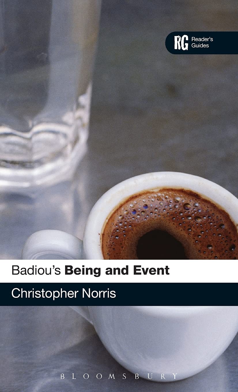 Buy Badiou's Being and Event: A Reader's Guide — BookShops.in