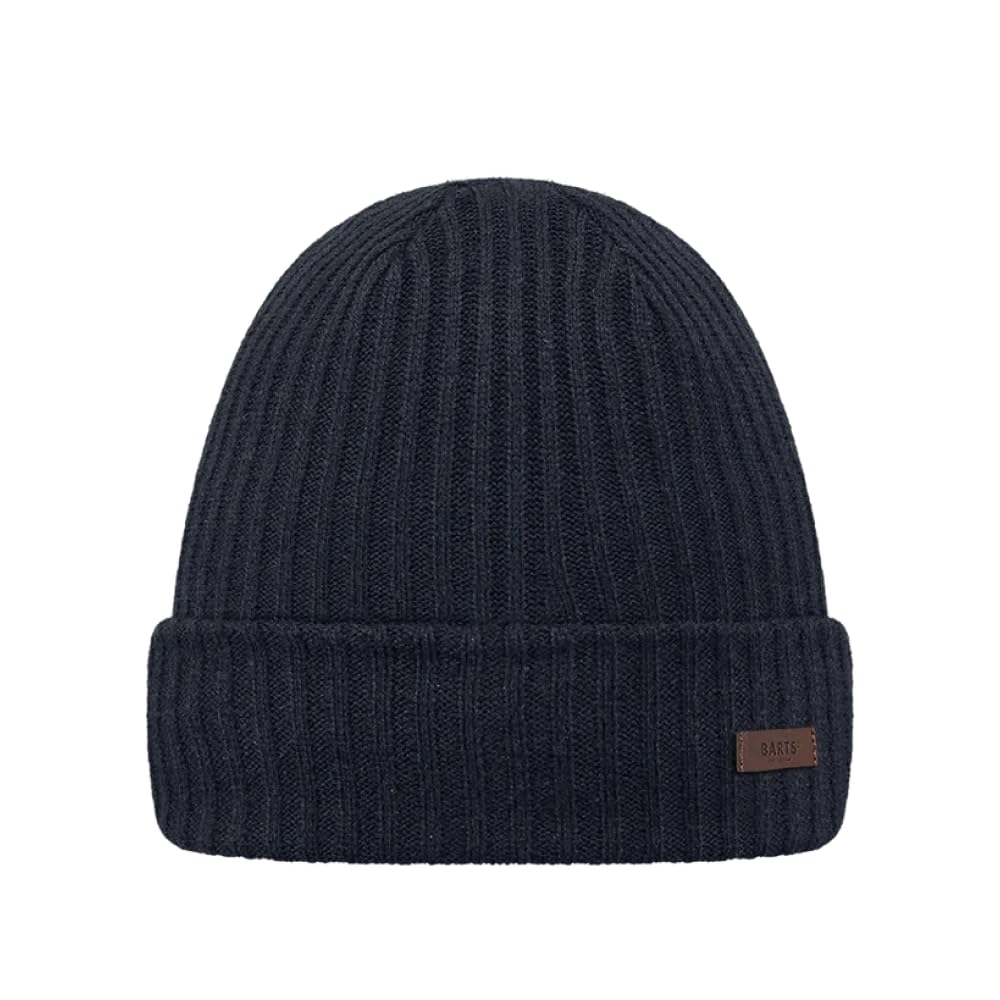 Barts Men's Wilbert Turnup Beanie Hat, Navy, UNI