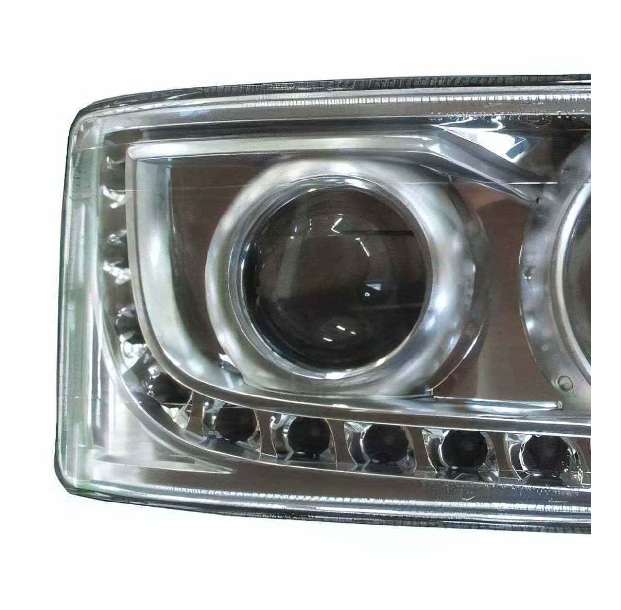 Fanale realizzato per Iveco STRALIS 2013> Destro H7 a LED regolaz. manuale con Centralina +Luce diurna a LED 5801745452