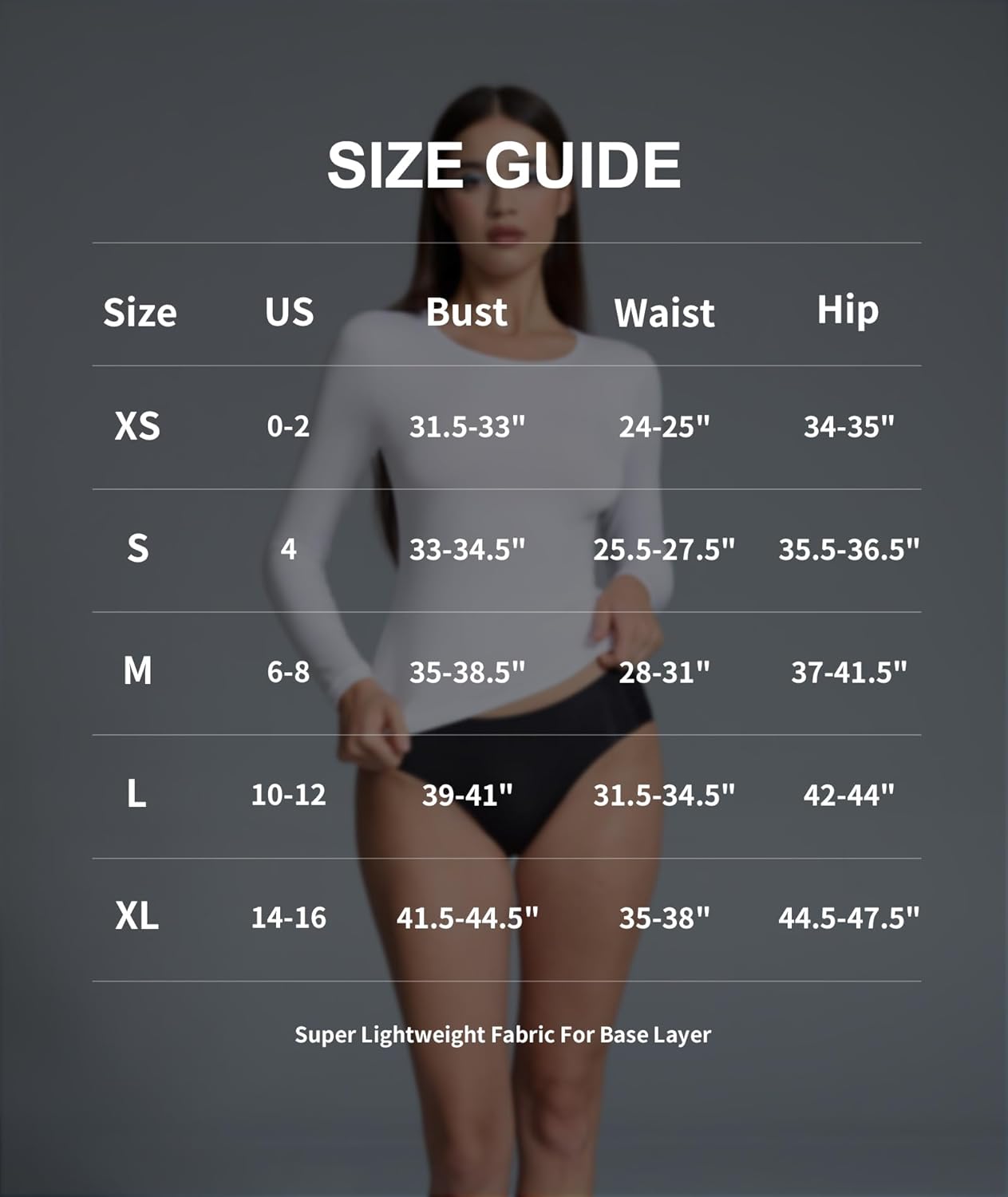 Womens Long Sleeve Shirts Crewneck Stretchy Fitted Basic T-Shirt Tee Tops Underscrub for Casual Layered Fall Outfits - Image 5