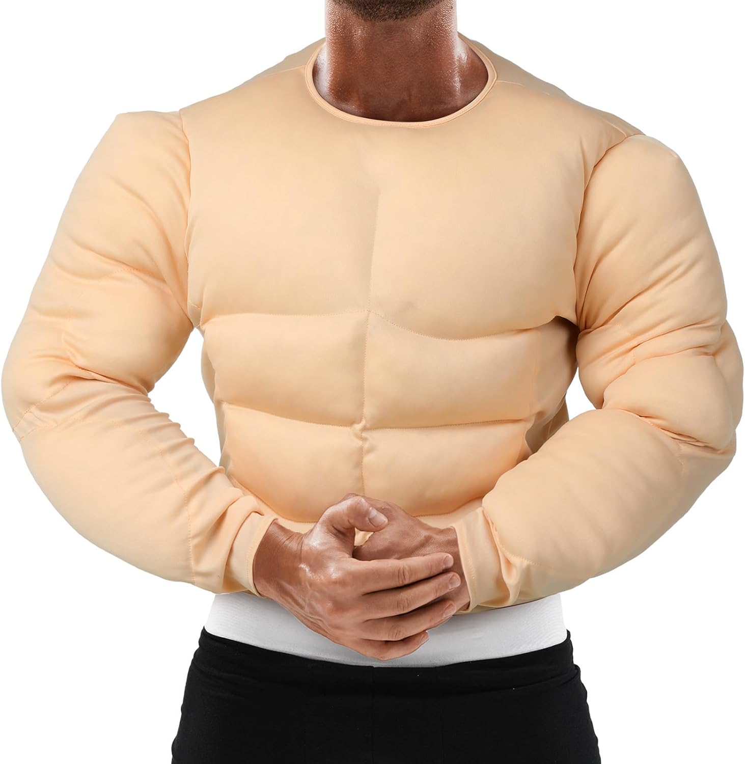 Adult Muscle Suit Costumes Muscle Shirt Halloween Costume for Men Fake Muscles Suit for Halloween Cosplay Dress up Party - Image 4