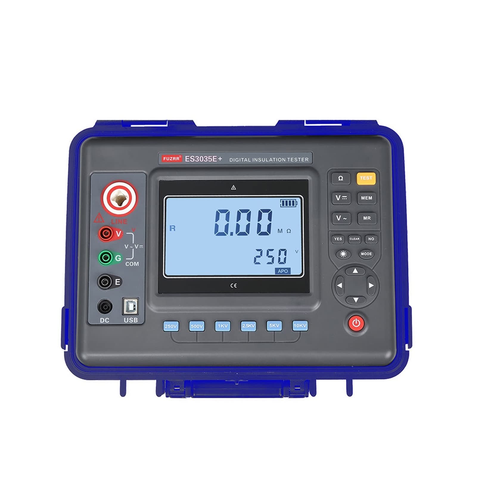Miernik rezystancji izolacji cyfrowy High Voltage Tester Megaomomierz 5 kV ES3035,Wysoka precyzja