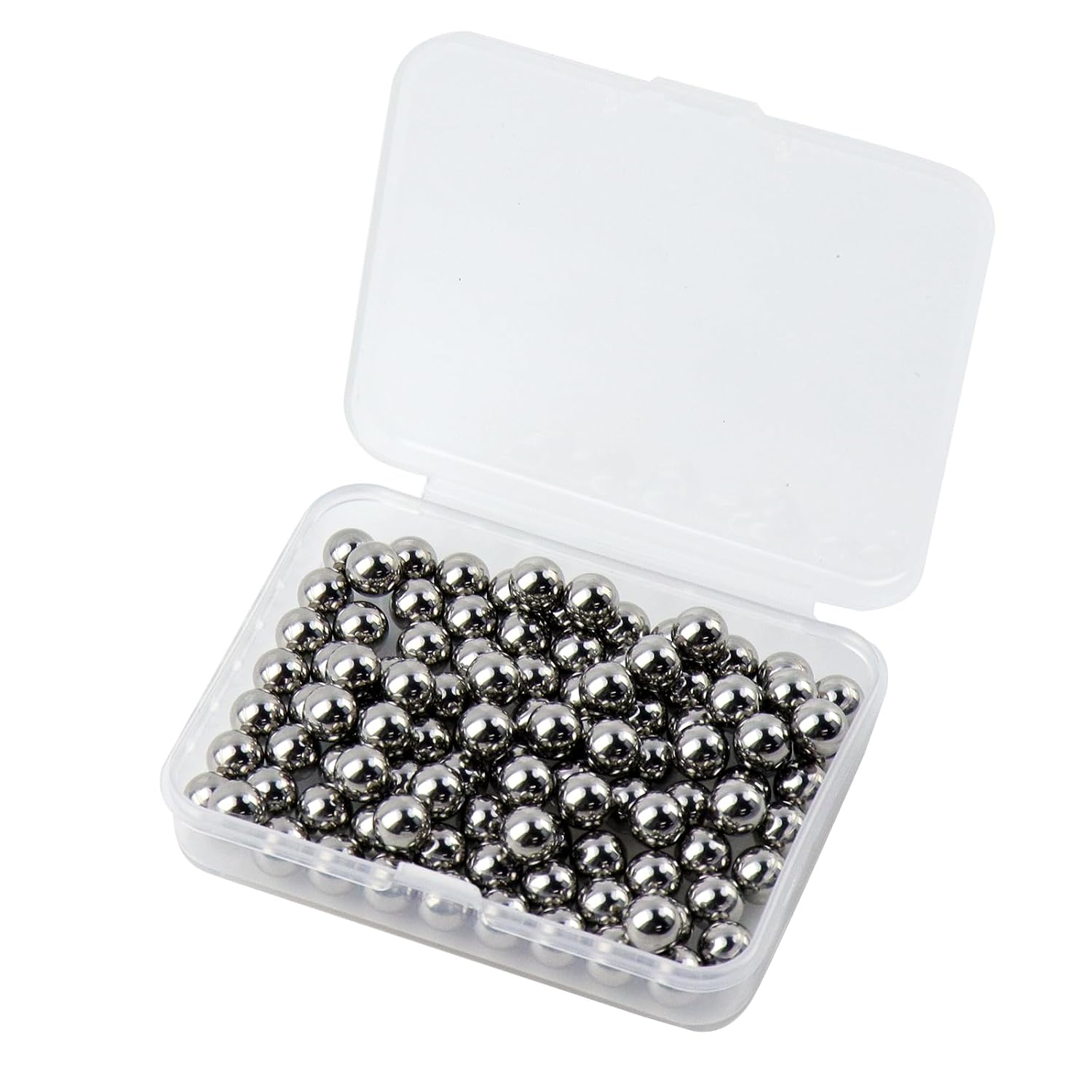 Antrader Stainless Steel Solid Precision Bearing Balls, 6 PCS 25mm (0.984") | Metric Precision,Smooth Polished,Anti-Rust Wear Resistant,for Bicycles, Bearings, Auto Parts