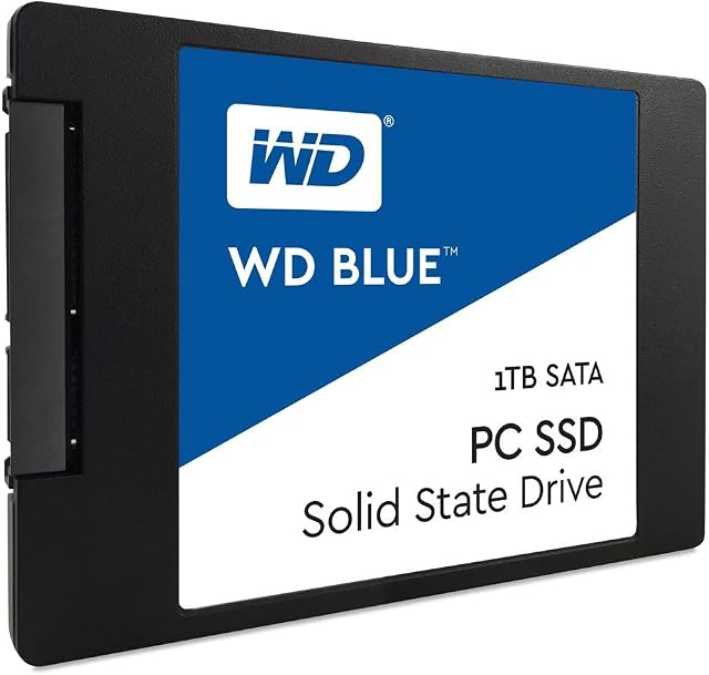 WD Blue 1TB PC SSD - SATA 6 Gb/s 2.5 Inch Solid State Drive - WDS100T1B0A