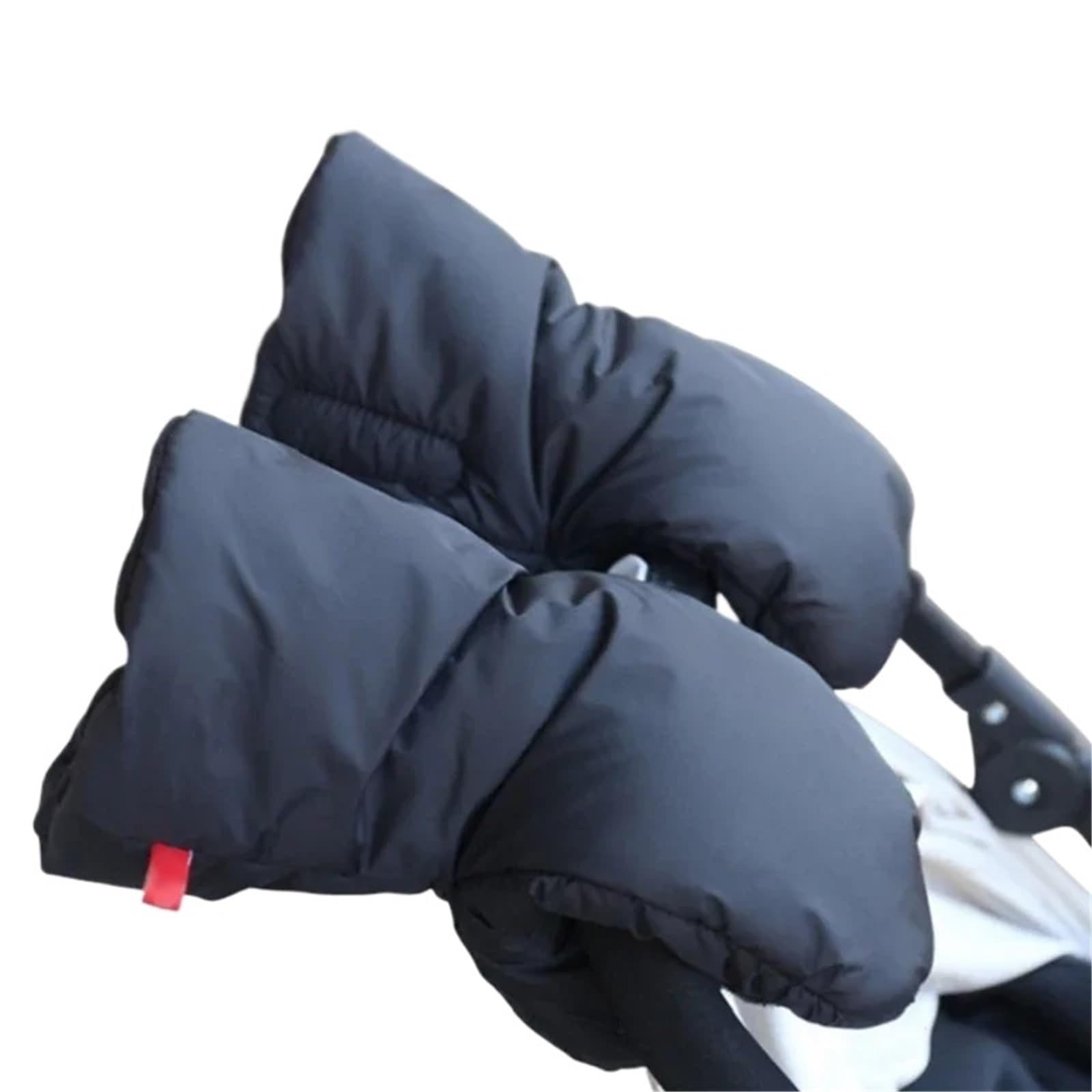 Gants de poussette Manchon d'hiver for poussette, couverture chaude en polaire for landau, accessoires for(Black)
