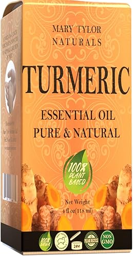 Miniatura 3 de Aceite esencial de cúrcuma (4 onzas), grado terapéutico superior, 100% puro y natural, de la marca Mary Tylor Naturals, perfecto para aromaterapia,
