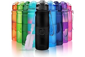 ZORRI 14/17/24/32 OZ Water Bottles, BPA Free Tritan Lightweight Leak Proof Sport Bottle for Kids