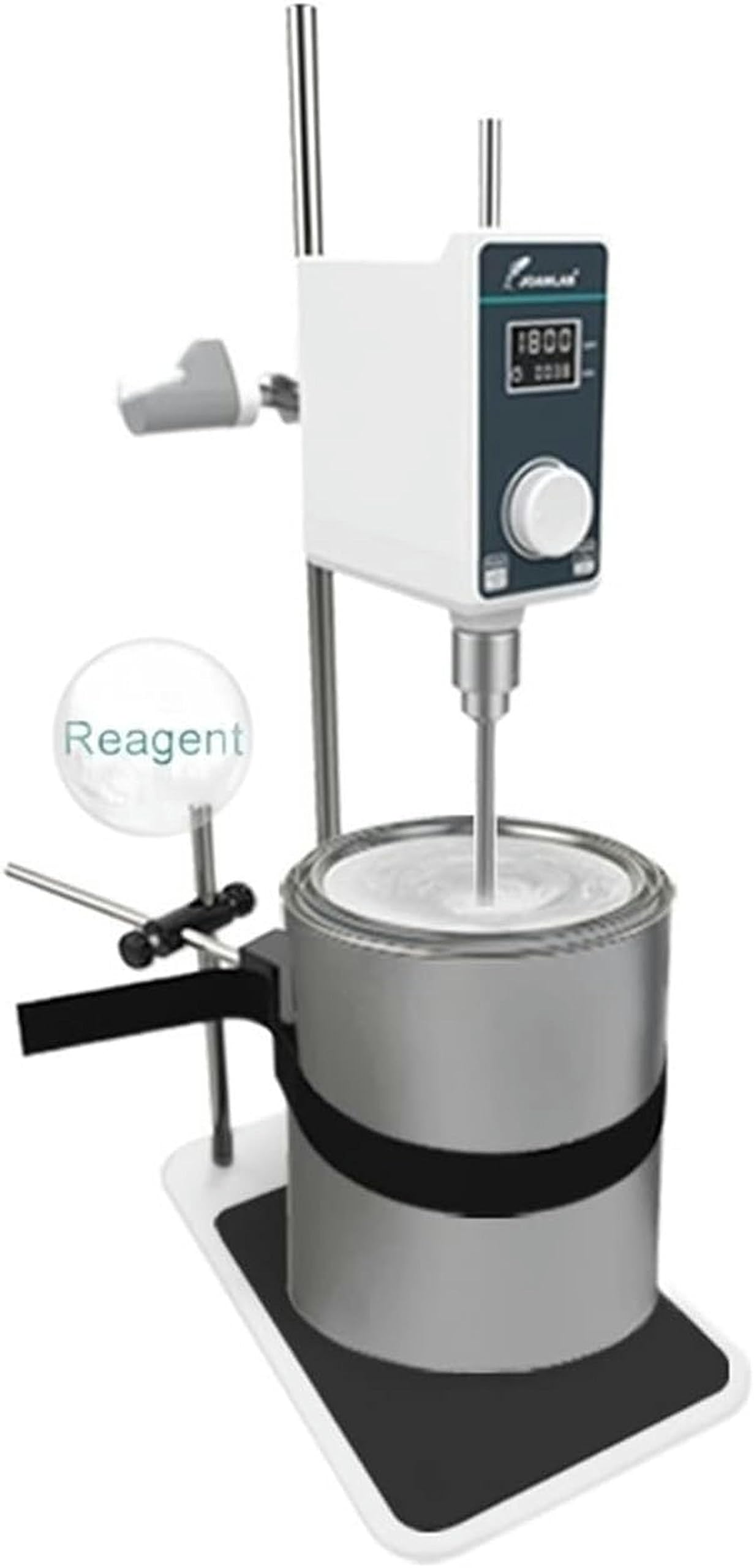 GLJTUO Magnetic Stirrer Magnetic Mixer LCD Digital Mixer Lab Electric Stirrer Digital Display Overhead Stirrer Adjustable Height Lab Equipment Hot Plate Magnetic Stir Plate, 1,Os30pro(20l)-1