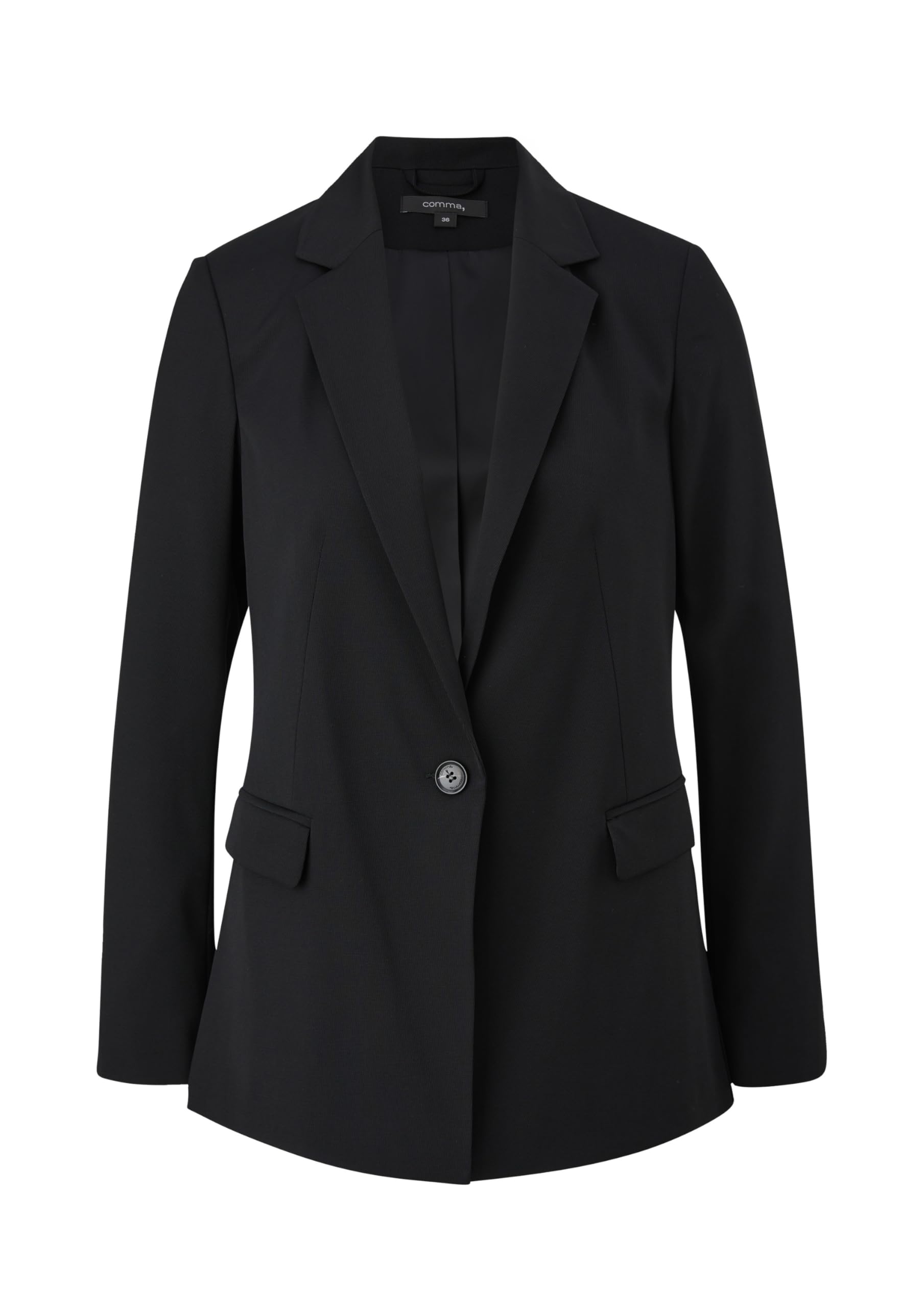 Comma Travel-Blazer mit Seitenschlitzen