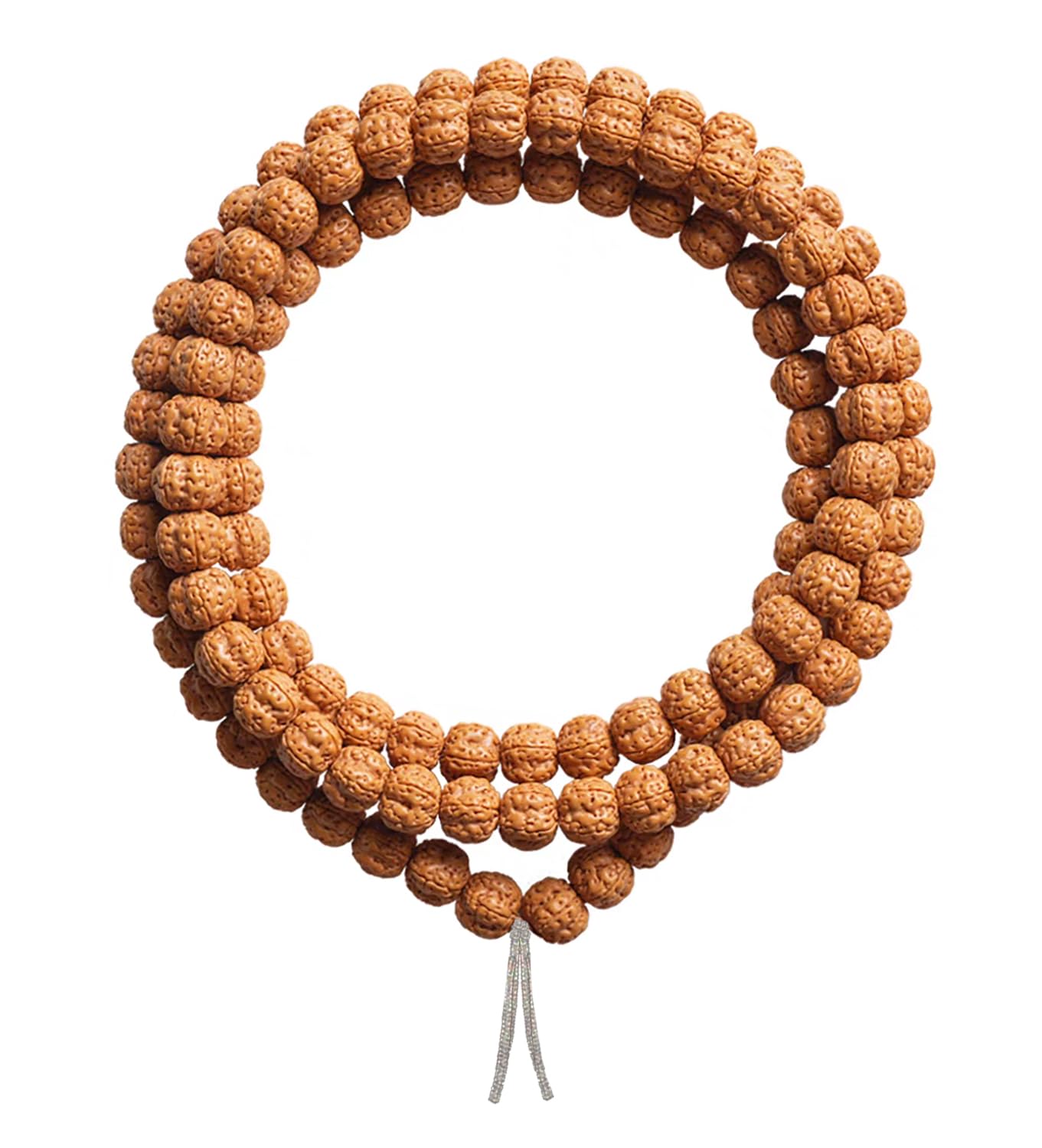 HyoquilexRudraksha Japa Mala Prayer Yoga Meditation Blessing Buddhist Beads Necklace Bracelet