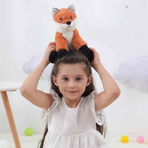 Miniatura 5 de Apricot Lamb Juguetes de peluche de zorro, suave, perfecto para niñas y niños, zorro amarillo