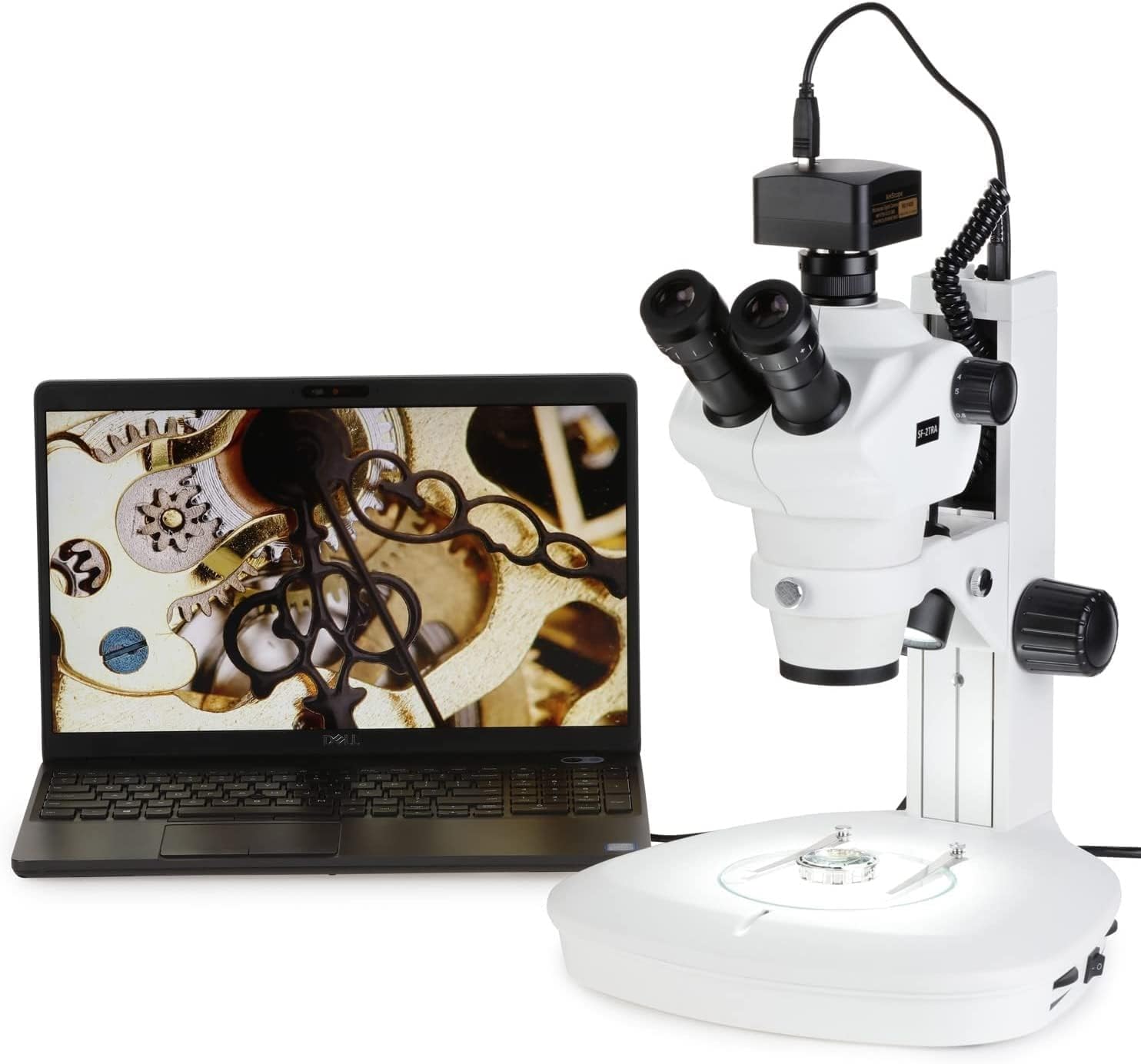 Amazon.com : AmScope - 4X-200X Trinocular Dual-Illumination Stereo