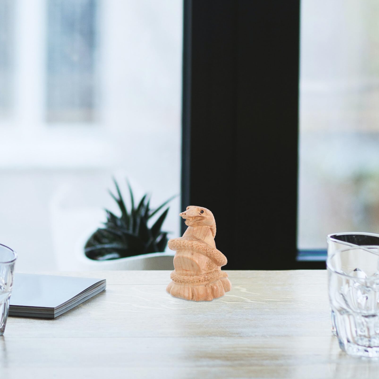 Amazon.co.jp: Housoutil の蛇の彫刻 置き物 蛇の装飾品 デスク