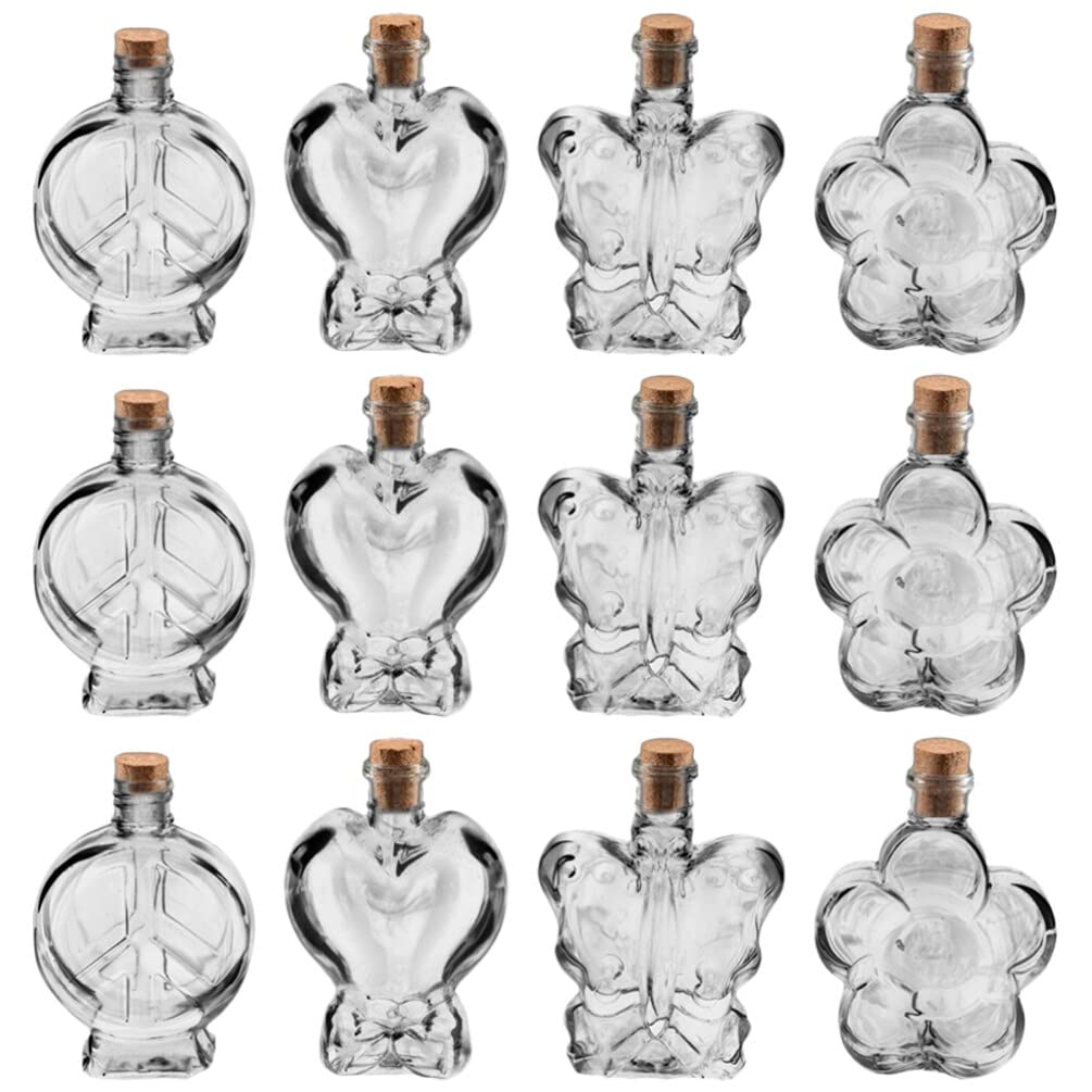 Buy MILISTEN 25pcs Plastic Sand Art Bottles with Cork Stoppers