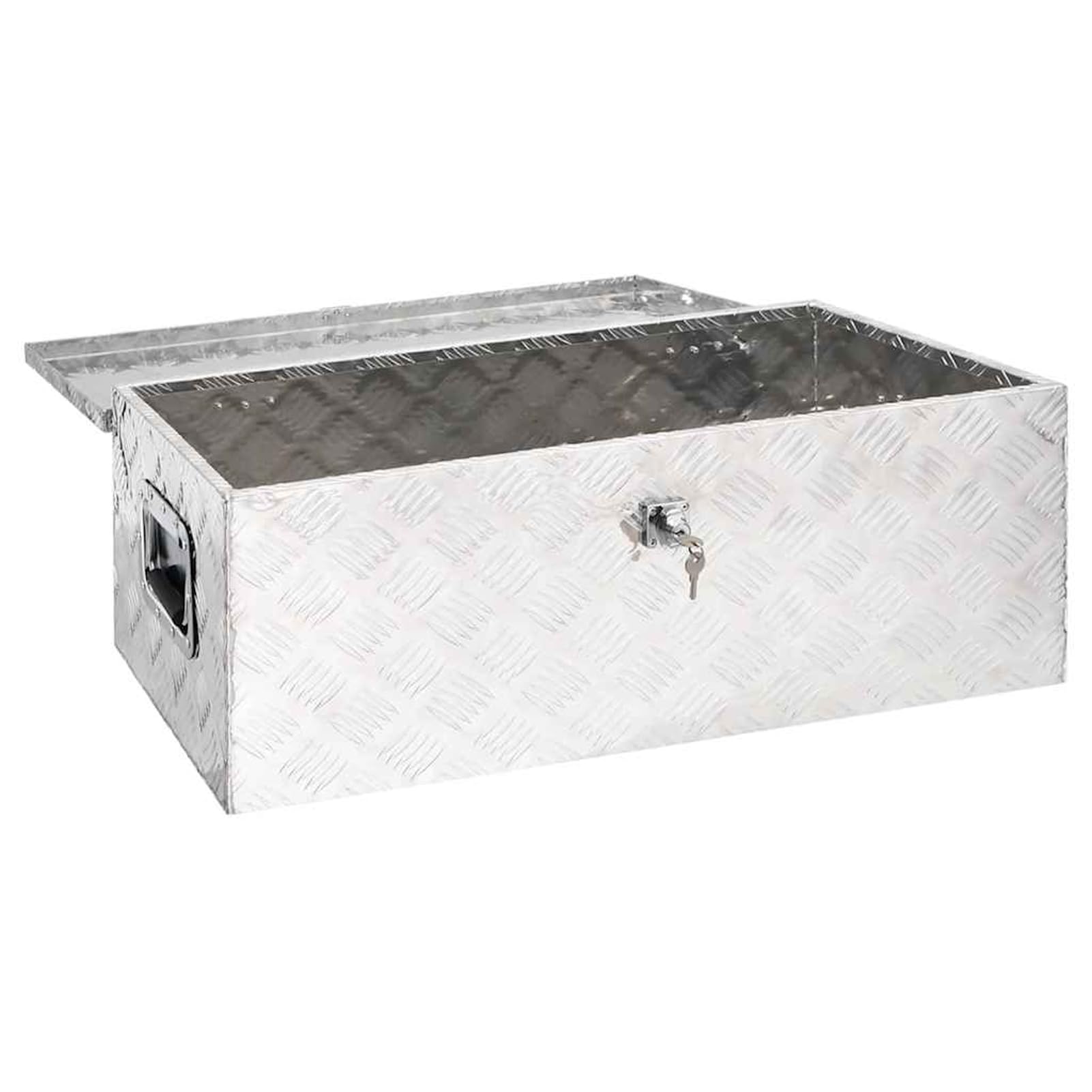 Fasba Caja de Almacenaje de Aluminio para Herramientas y Accesorios - Resistente al Óxido, Seguridad con Cerradura, Diseño Compacto Modelo FCLRZJ-152254ES