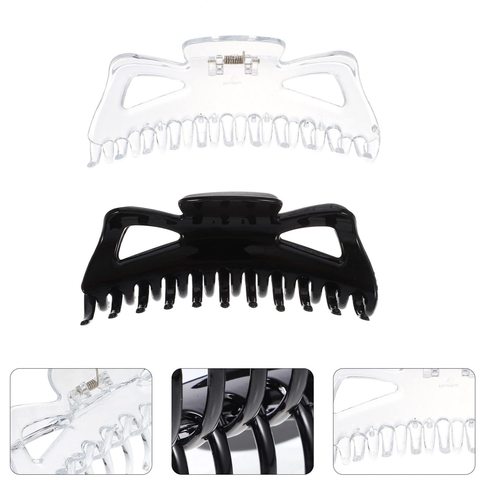 MAGICLULU 5 Sets Haarklammer Große Kiefer Haarspange Haarspange Für Frauen Sicher Stark Stilvoll 2 Stück * 5