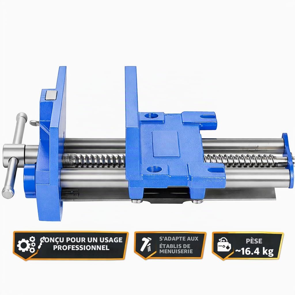 TOPWAY Étau à pince à bois robuste 9 "