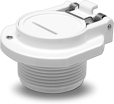 W400BWHP, GW9530 Pool Suction Cover Free Rotation Vacuum Lock Safety Wall Fitting 1-1/2 Inch MPT Compatible with Hayward Vac Lock w400 Pool Vacuum Parts, Compatible with Pentair Suction Pool Cleaners