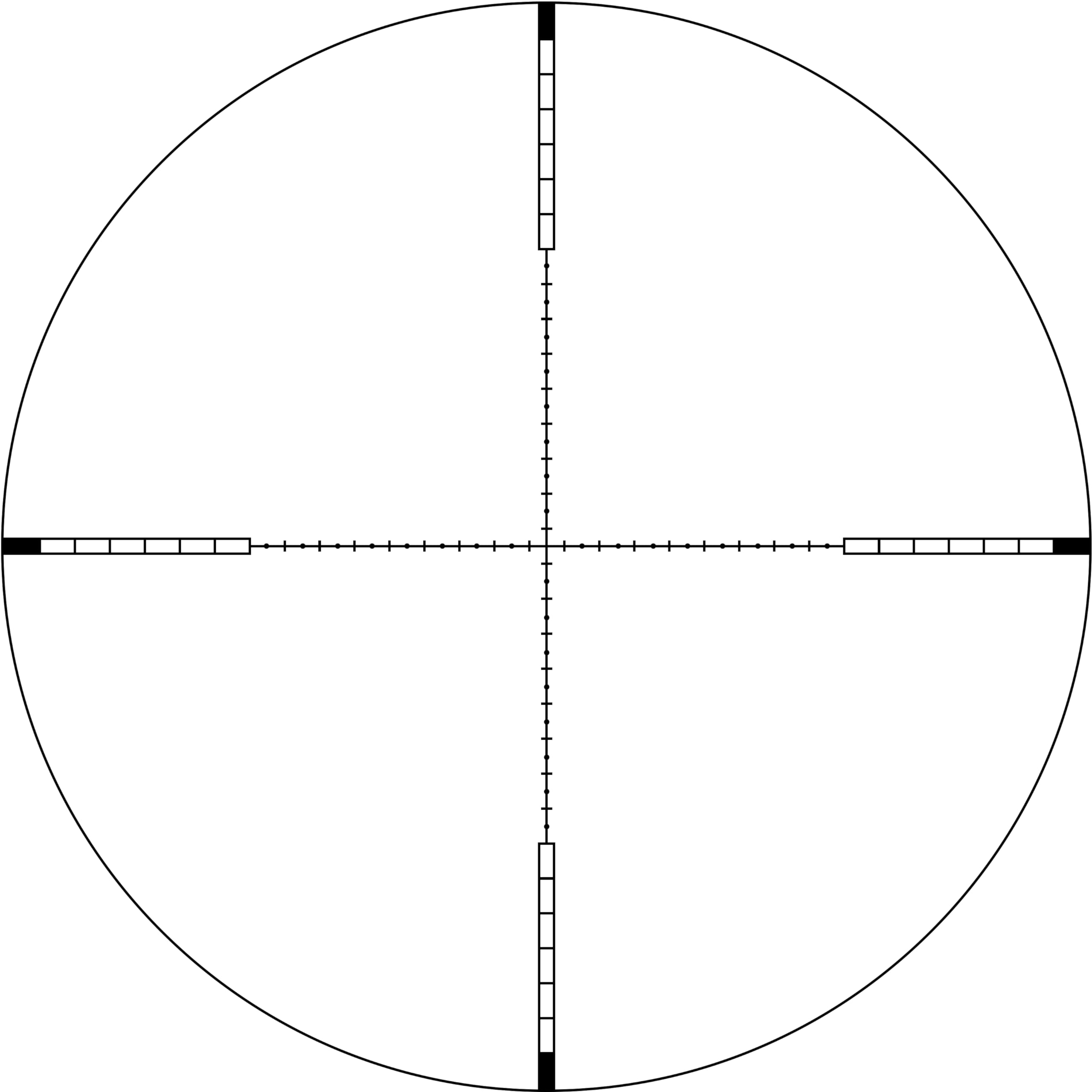 SPINA OPTICS 4-16x44 / 6-24x50 SFP 2nd Focal Flat Rifle avec mil Dot Reticle et Support annulaire de 20 mm, Lunette de visée Noires étanches et antibuées, Tube de 30 mm