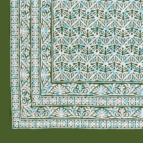 Image of Opulent Collection Double Bedsheet with 2 Pillow Cover | 100% Cotton Bedsheets for Double Bed | Handloom Bedsheet | Size 86x90 inches | King Size (90X102 Inches) (Grey Asparagus, King)