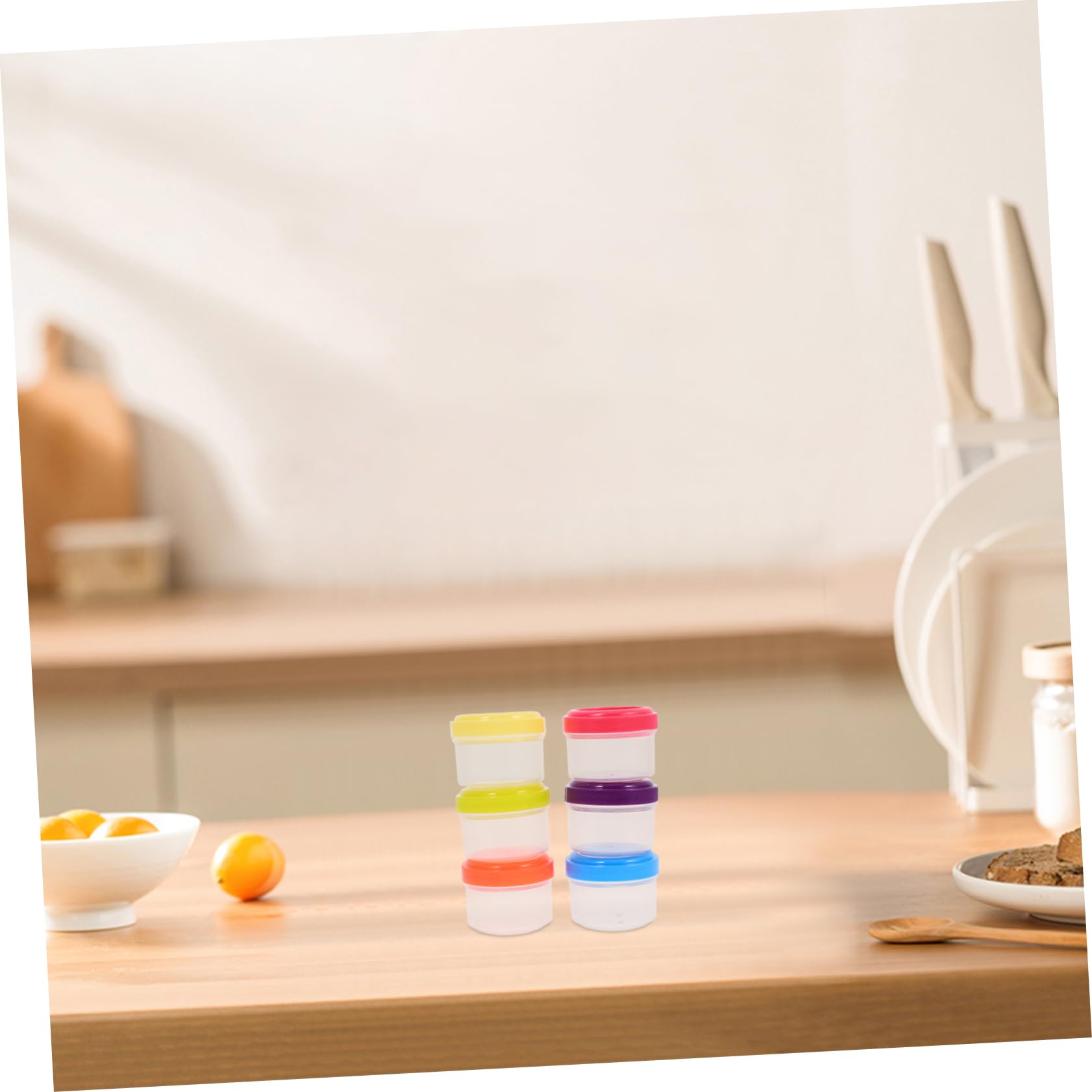 Garneck 24 Pcs Ketchup Salad Bottle Food Containers with Lids Mugs Tomato Paste Salad Dressing Dip Dishes Chip Bowl Dip Plate Mini Sauce Containers Soy Sauce Boxes Vinegar Storage Boxes Pp