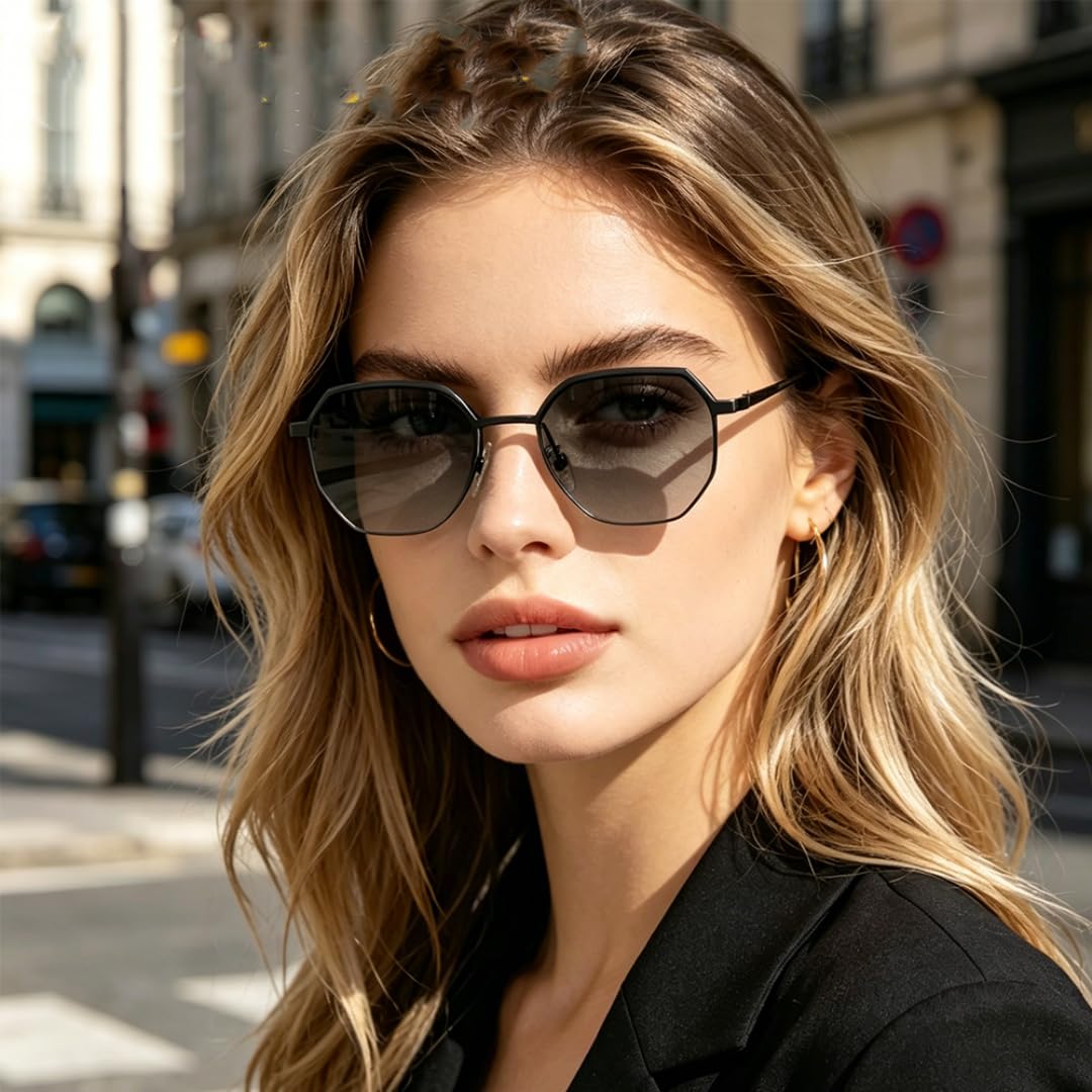 Occhiali da sole retrò con montatura piccola uomo donna