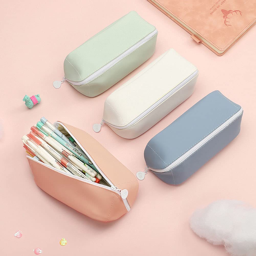 Estuche De Lápices De Pana Aesthetic - Medidas 21x10 Cm - Con Cremallera Metálica - Para Escuela, Trabajo O Viajes