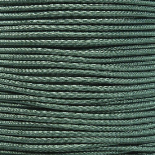 West Coast Paracord Shock Stretch Bungee Cord โ 1/8 Inch Diameter (100 Feet, Dark Green) โ image 1