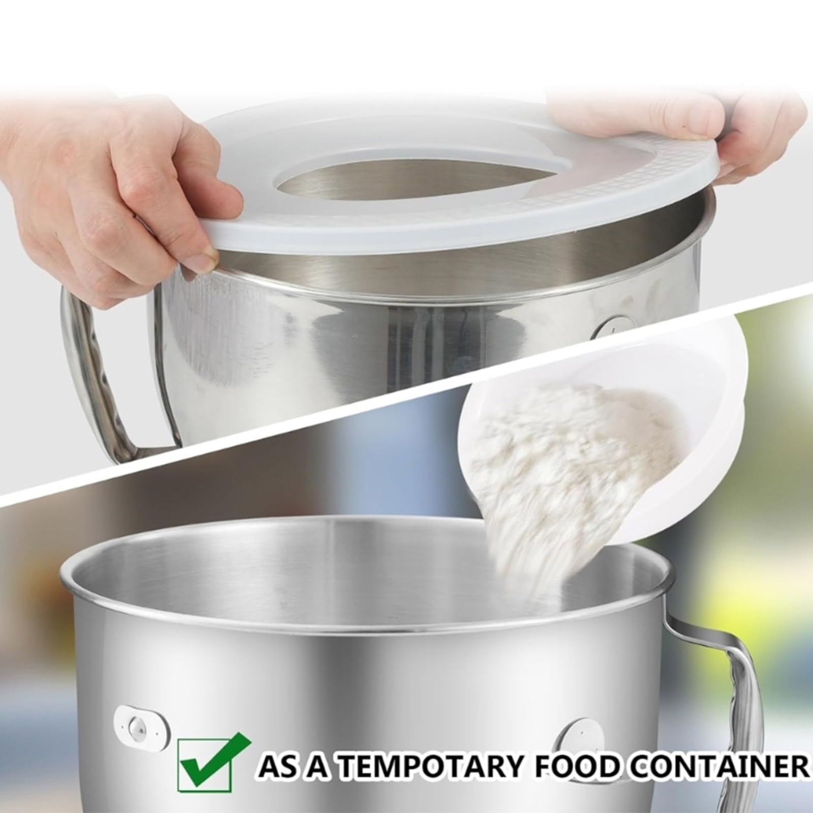 Coperchio Antipolvere Per Planetaria Annejudy - Adatto A Mixer Da 6-8 Litri, Con Tasca - 5