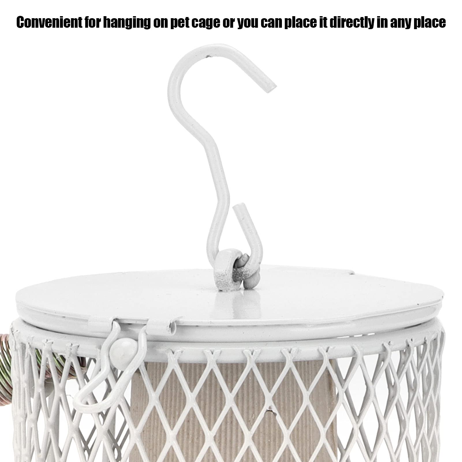 E27 Set Paralume antiscottatura e Lampadina riscaldante per rettili Lampada Termica per rettili con Protezione per Pulcini di Tartarughe Lucertola Serpente(EU220V)
