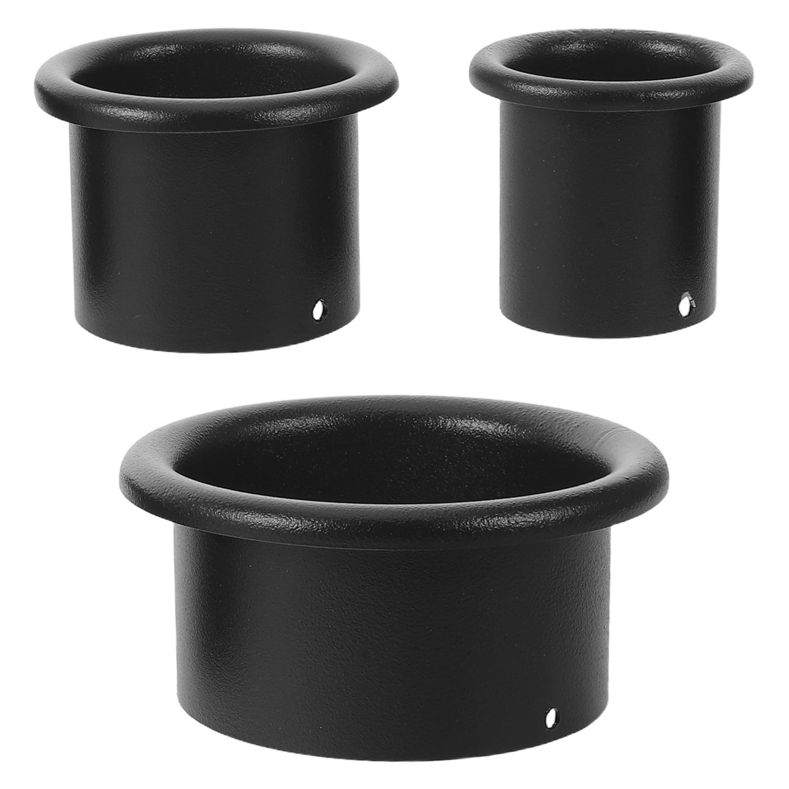 Cabilock Soporte Metálico para Secador de Pelo de Acero Inoxidable 3 Piezas Anillos para Almacenamiento Rápido y Optimización de Espacio en Salón o Casa