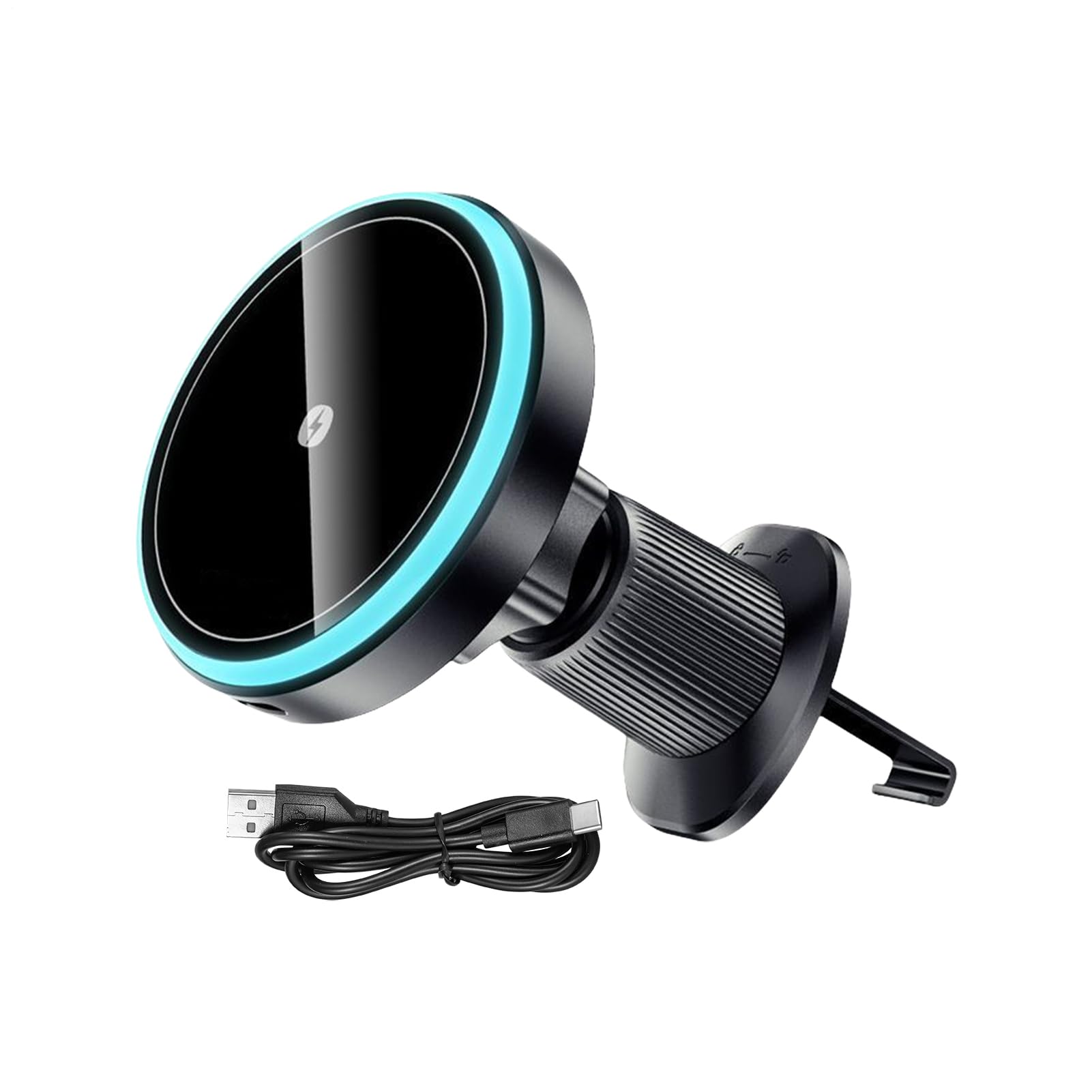 Caricatore Wireless Auto Angolazione magnetica regolabile | Porta telefono da cruscotto Supporto Da Cruscotto, Console E Bocchetta 'Aria Per Veicoli