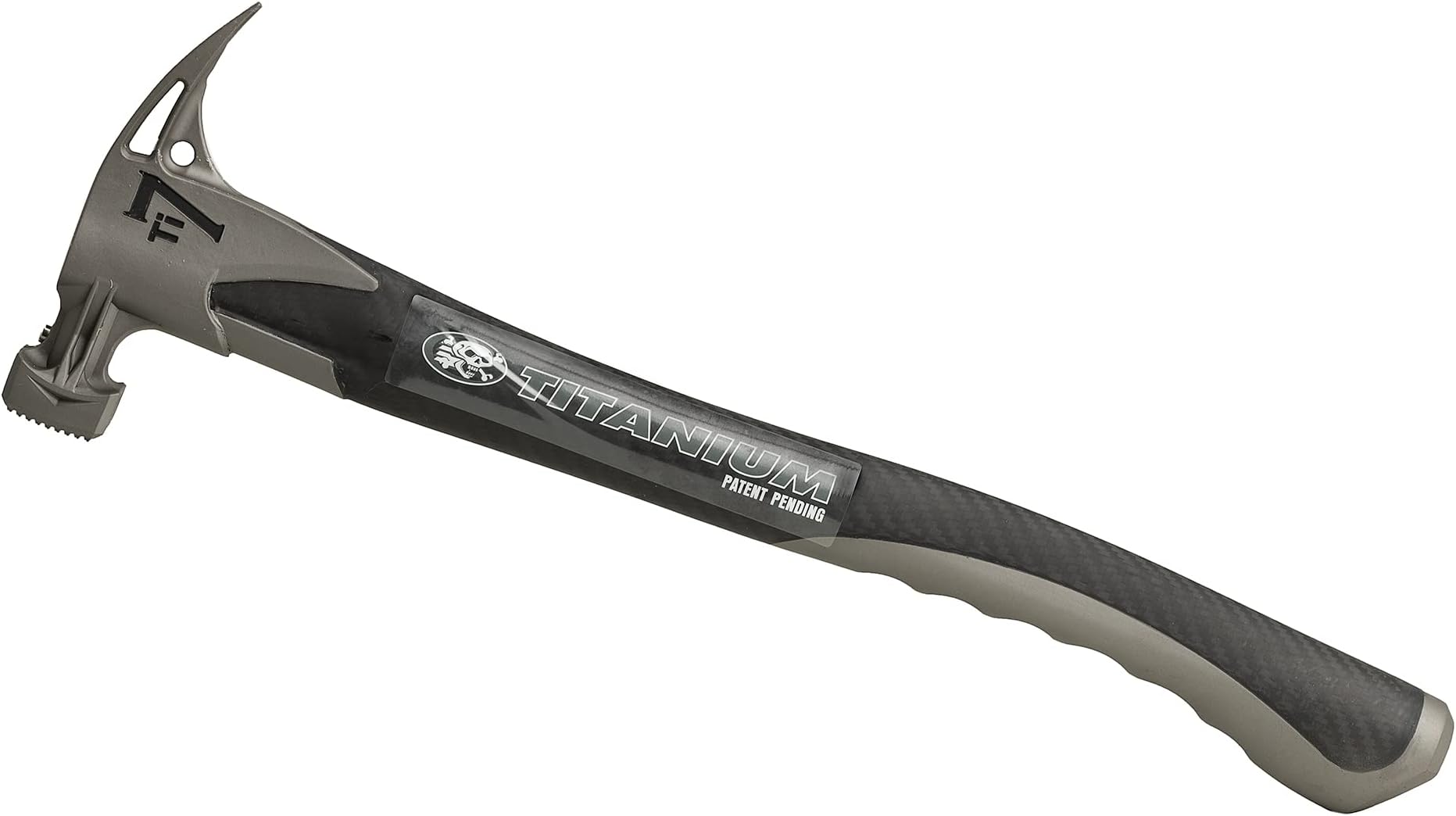 Dead On Tools DO-Ti7 Milled Face Titanium Framing Hammer 16-Ounce, Black